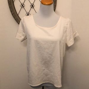 Paper crane ivory blouse size small